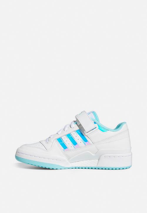 adidas Originals - Forum j iridescent - white/pulse aqua
