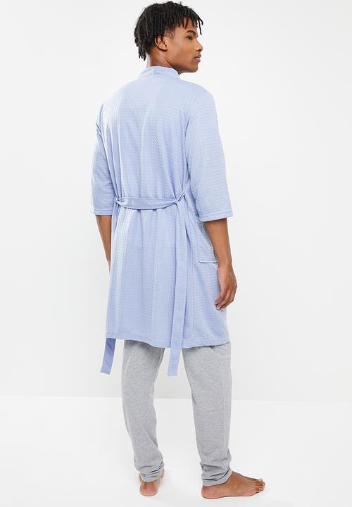 basicthread - Lightweight robe - blue
