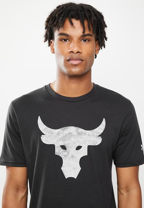 Under Armour - UUA Project Rock Brahma.Bull short sleeve - black