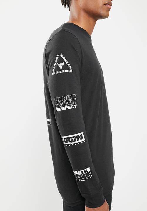 Under Armour - UA Project Rock Brahma Bull long sleeve - black