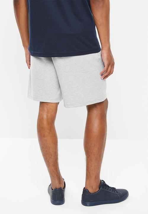 Aca Joe - Side logo shorts - grey melange