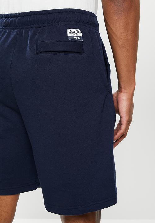 Aca Joe - Big aj logo shorts - navy