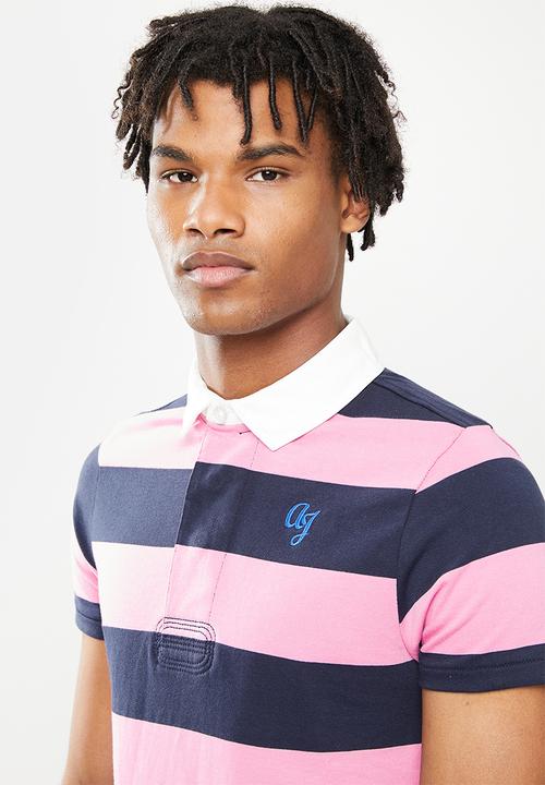Aca Joe - Yd 88 rugby golfer -  pink/navy