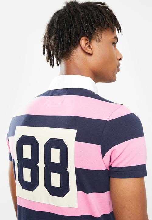 Aca Joe - Yd 88 rugby golfer -  pink/navy