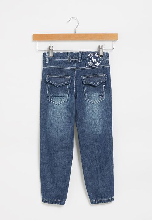 LAB - Boys denim jogger - blue