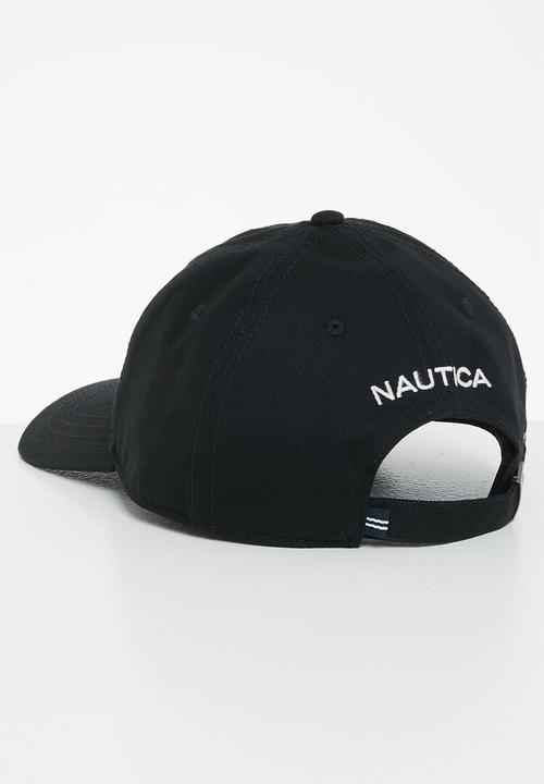 Nautica - Anchor j class 6 panel baseball cap - true black