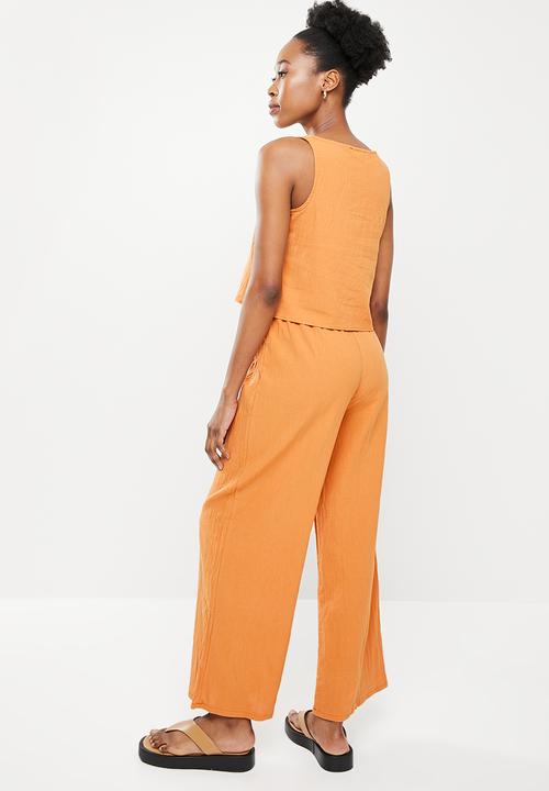 dailyfriday - Vest & cullote set - burnt orange 