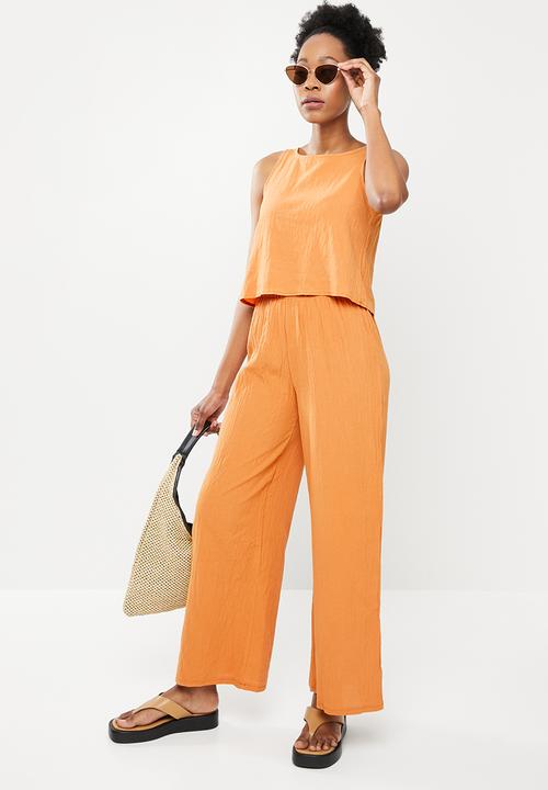 dailyfriday - Vest & cullote set - burnt orange 