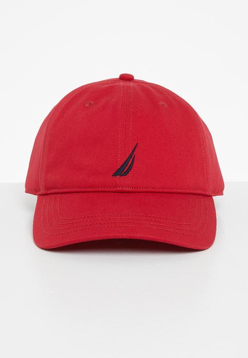 Nautica - Anchor j class 6 panel baseball cap - deck red