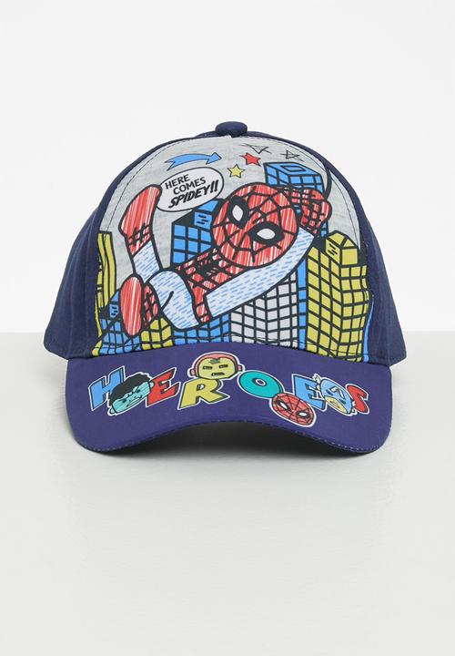 Character Group - Spiderman peak cap - navy