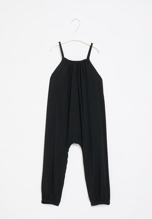 Pop Candy - Younger girls jumpsuit - black
