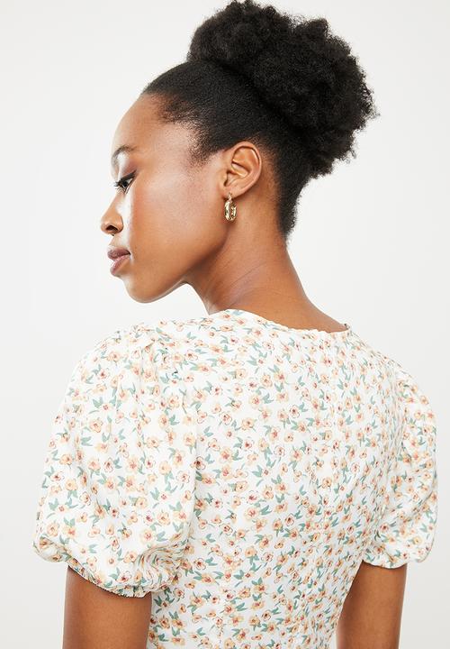 dailyfriday - Sweetheart neckline dress - white