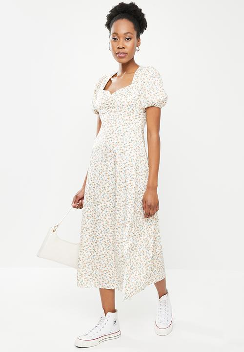 dailyfriday - Sweetheart neckline dress - white