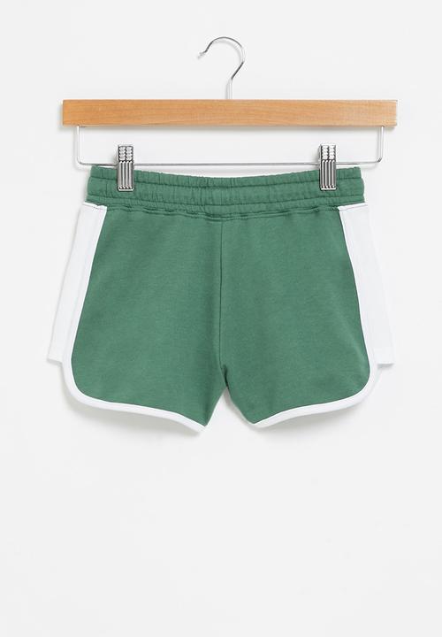 Rebel Republic - Unbrushed fleece short - mint