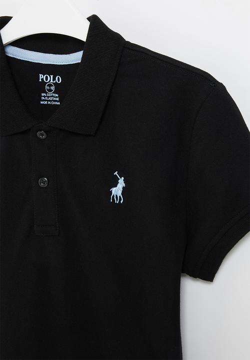 POLO - Boys austin short sleeve golfer - black