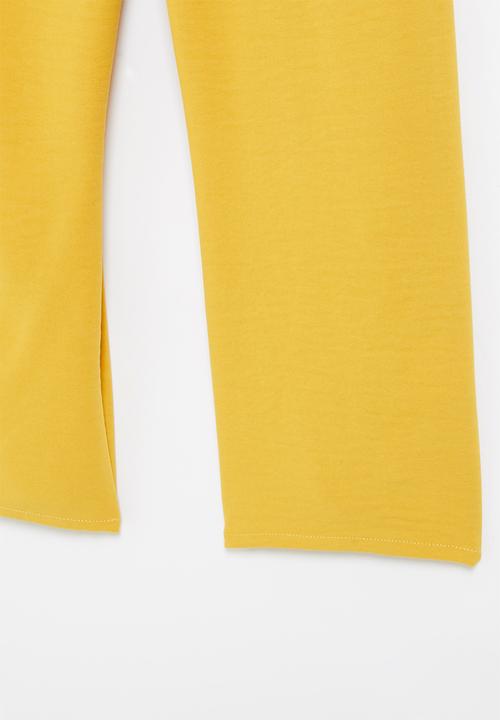 Superbalist Kids - Wide leg dungaree - mustard