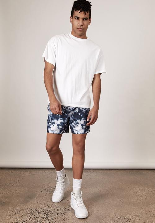 Factorie - Resort short - grey tie dye