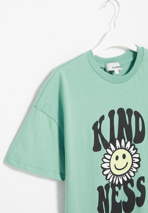 Superbalist - Oversized tshirt dress - green
