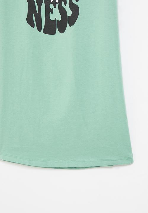 Superbalist - Oversized tshirt dress - green