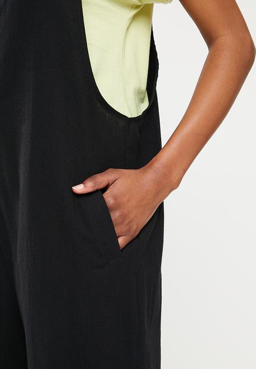 dailyfriday - Wide leg romper - black