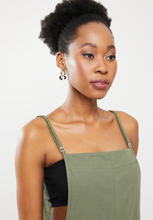 dailyfriday - Wide leg jumpsuit - avacodo green