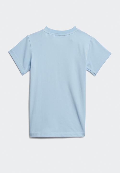 adidas Originals - Tee & dress set - clear sky & haze coral 