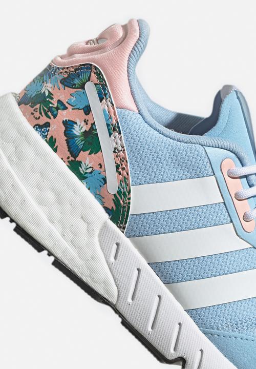 adidas Originals - Zx 1k boost j - clear sky/ftwr white/haze coral