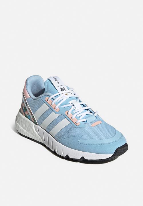 adidas Originals - Zx 1k boost j - clear sky/ftwr white/haze coral