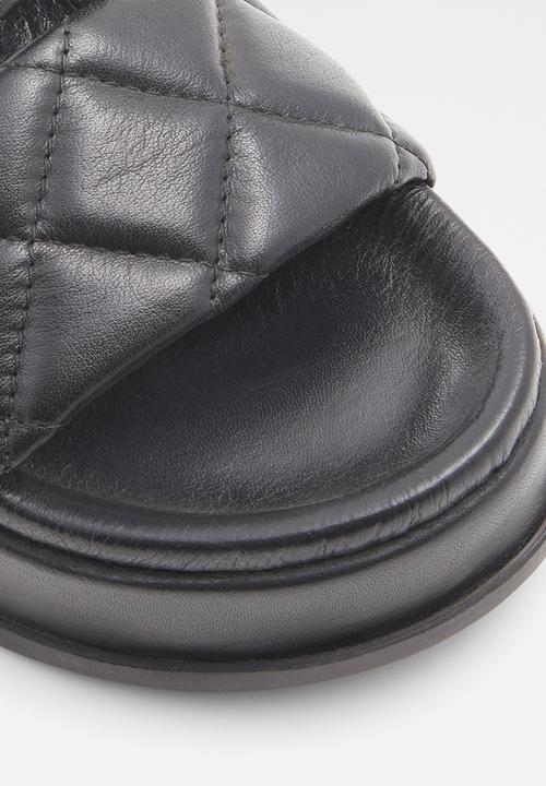 ALDO - Righton leather slide - black