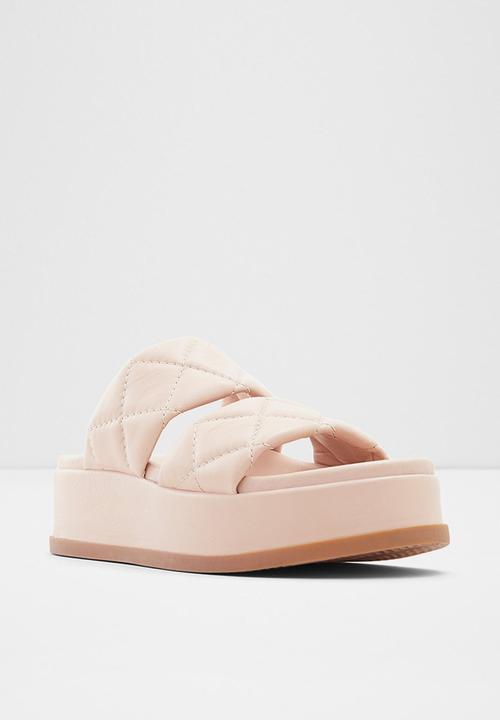 ALDO - Righton leather slide - bone