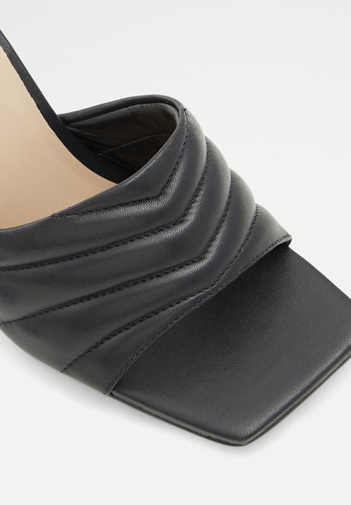 ALDO - Daniellita leather heel - black