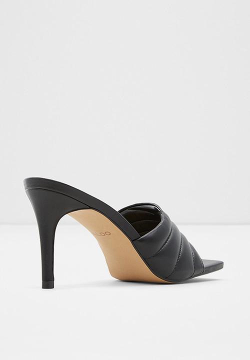 ALDO - Daniellita leather heel - black