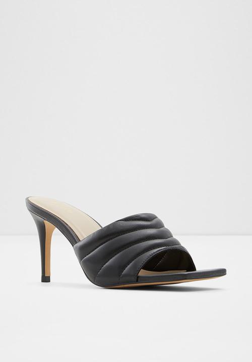 ALDO - Daniellita leather heel - black