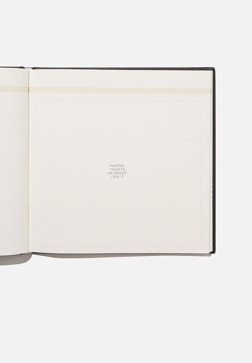 Typo - Premium activity journal-the bucket list
