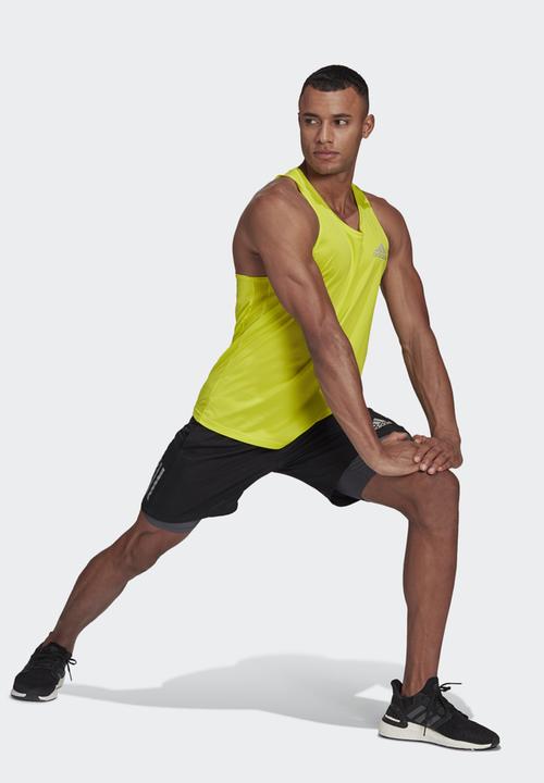 adidas Performance - OWN THE RUN SINGLET - yellow