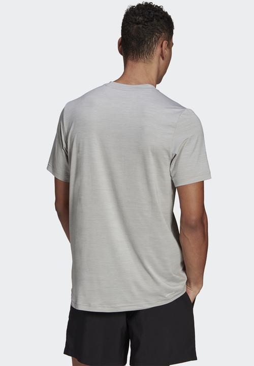 adidas Performance - AEROREADY DESIGNED 2 MOVE SPORT STRETCH TEE - grey