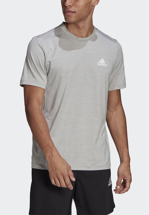 adidas Performance - AEROREADY DESIGNED 2 MOVE SPORT STRETCH TEE - grey