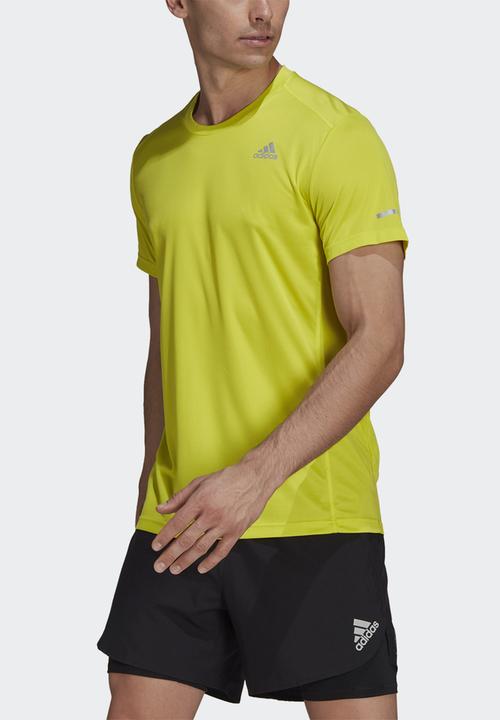 adidas Performance - Run it tee m aciyel - yellow