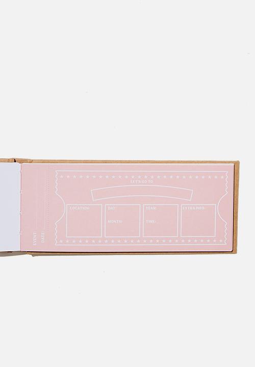 Typo - Voucher activity book - useful vouchers kraft