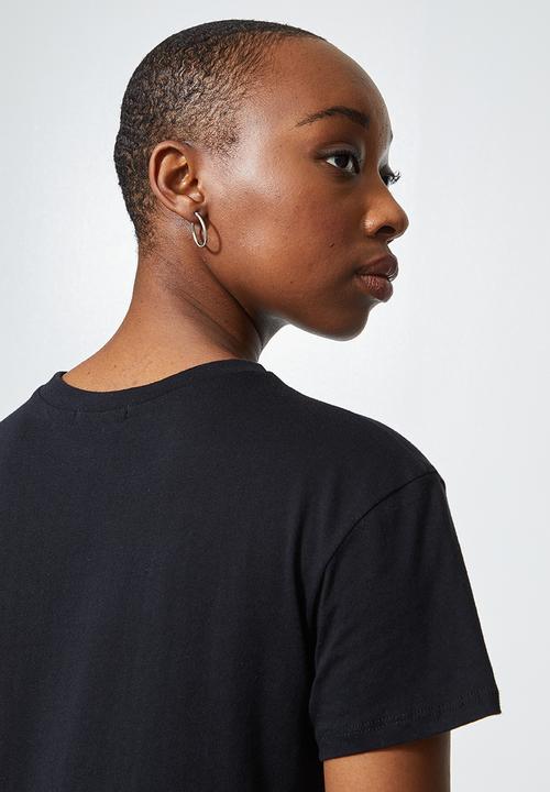 Superbalist - Doodle faces tee - black