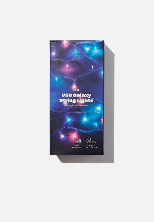 Typo - Usb galaxy string light - multi