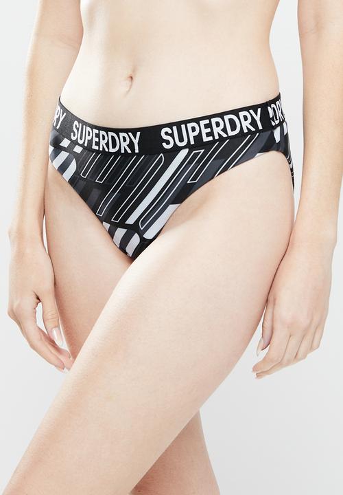 Superdry. - Volley bikini brief - black