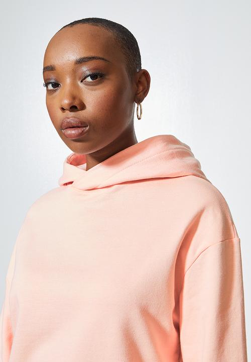 Superbalist - Crop hoodie - peach 