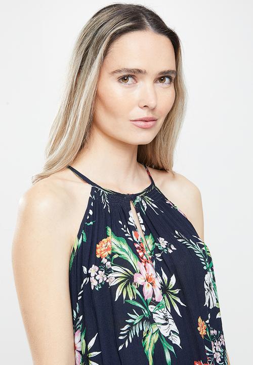 Superdry. - Beach cami dress - navy