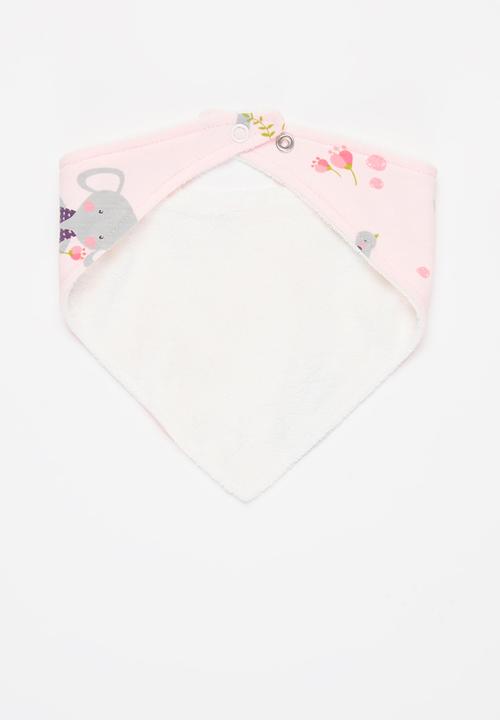 Pop Candy - Pink elephant bibs - pink