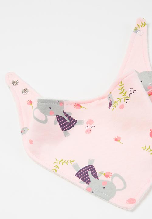 Pop Candy - Pink elephant bibs - pink