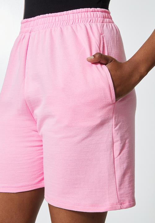 Superbalist - Long jogger shorts - pink