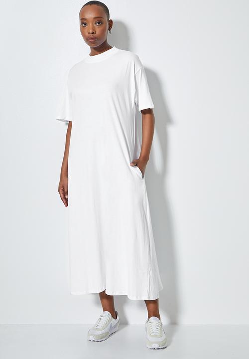 Superbalist - Trapeze T-shirt dress - white
