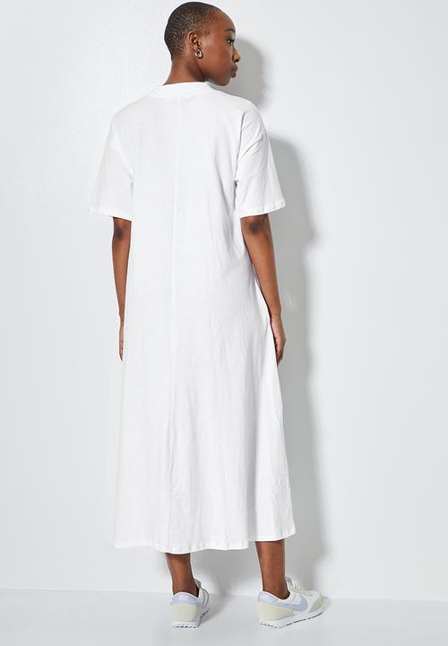 Superbalist - Trapeze T-shirt dress - white