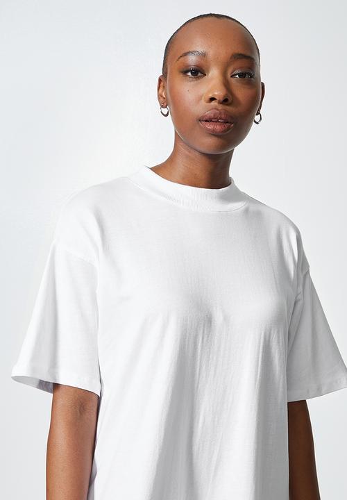 Superbalist - Trapeze T-shirt dress - white